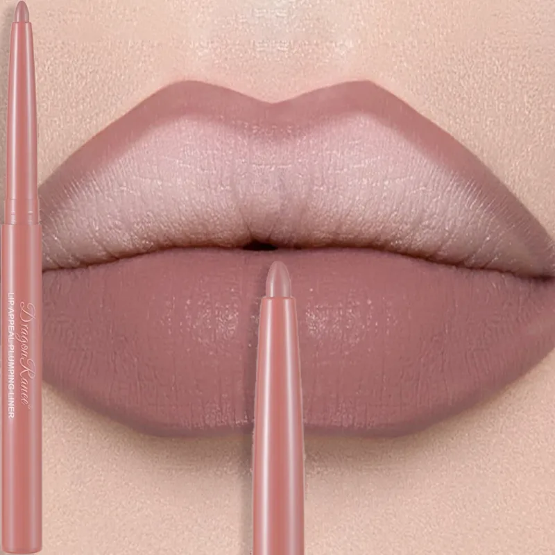 Multi Color Matte Lip Liner Crayon Velvet Waterproof Lip Pencil for Outline & Fill Lips Long Lasting Non Stick Lip Makeup
