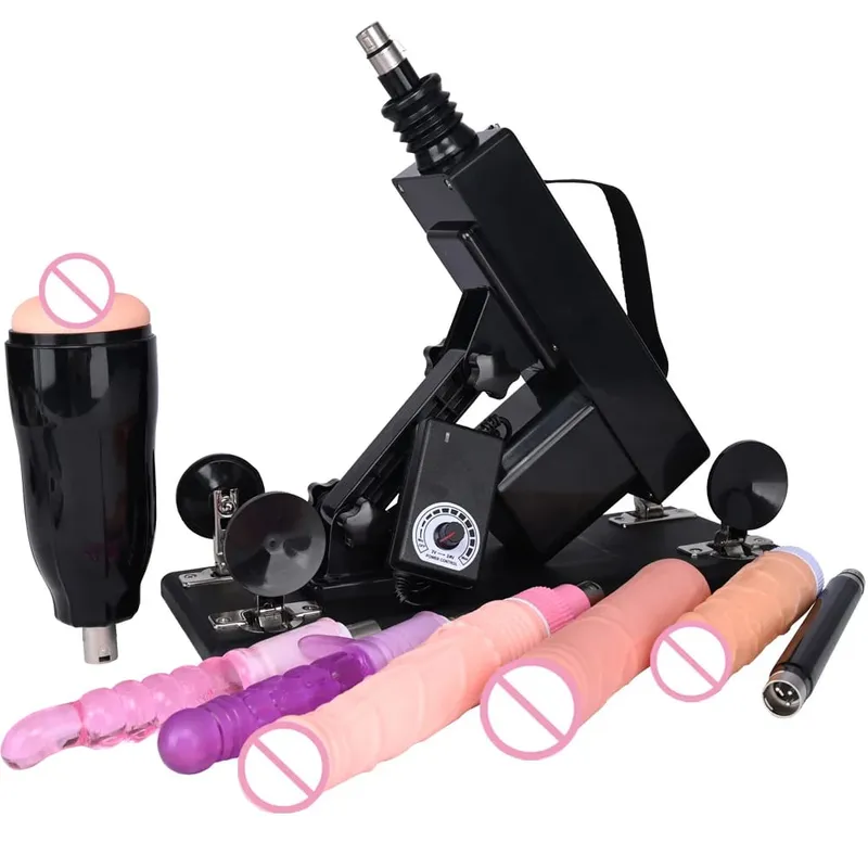 Sex Machine Female Masturbation Pumping Gun with Dildos,More Attachments Vibrator Adjustable Speed Love Machine for Couple — image 28
