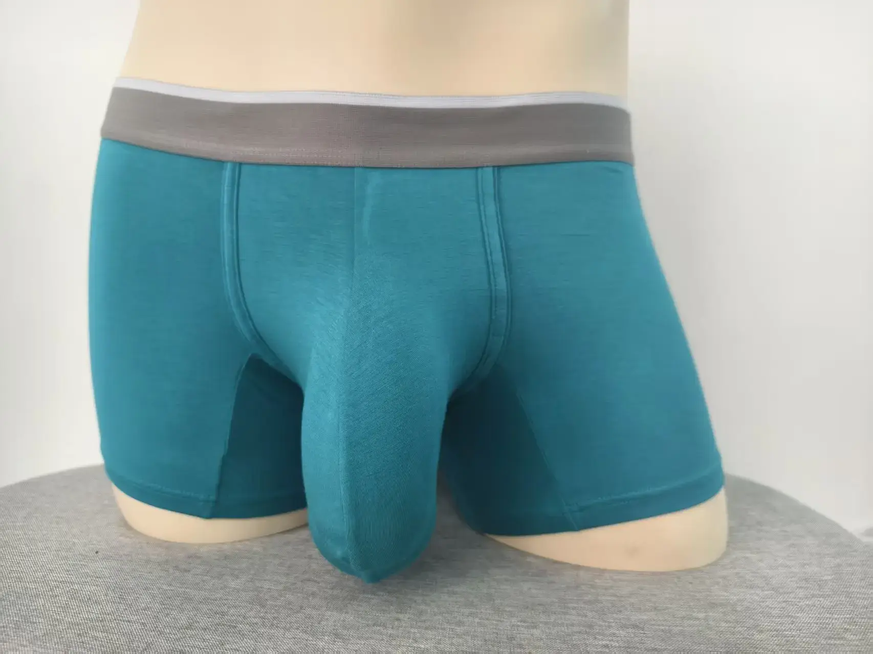 Slip boxer modali da uomo premium Intimo con custodia grande Rigonfiamento extra large che migliora il raffreddamento traspirante Boxer da uomo leggeri Mutandine — image 13