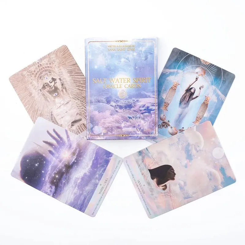 Salt Water Spirit Oracle Cards English Visions Divination Edition Deck Board Playing Games