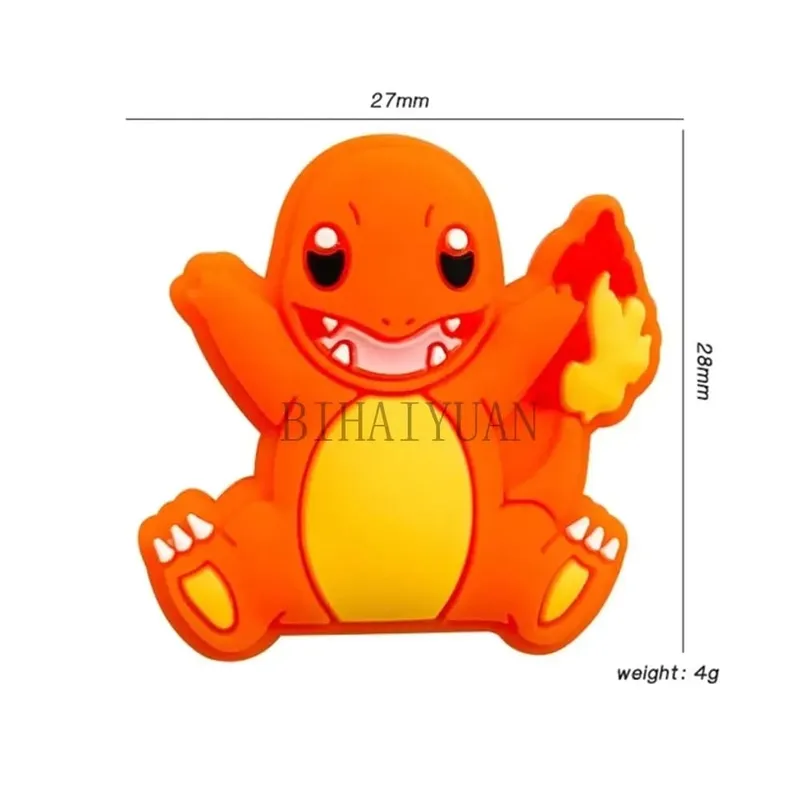 5pcs Pokemon Silicone Focal Beads for DIY Bead Pen Pacifier Chain Clips Beads Children Toys DIY Gift