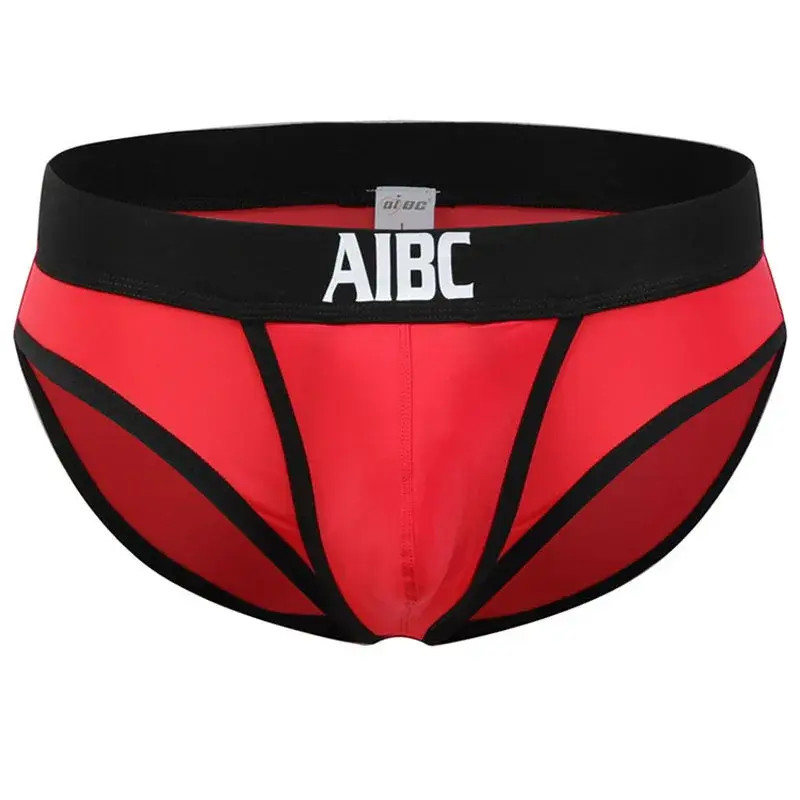 Mens Ice Silk Underwear Open Front Pouch Bulge Low Rise Briefs Sexy Underpants Comfortable Panties for Men — image 8
