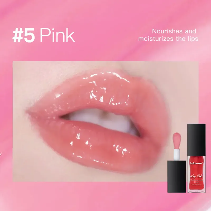 Lipgloss Mirror Lip Glaze Jelly Pout Lip Tint Long Lasting Moisturizing Shine Lipgloss Lip Makeup