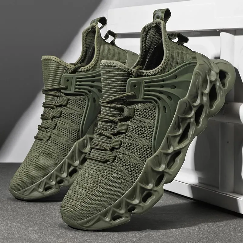 Men's Athletic Mesh Sneakers Lightweight Comfortable Running Shoes for Men Soft Sole Non Slip Casual Shoes Outdoor Walking — image 2