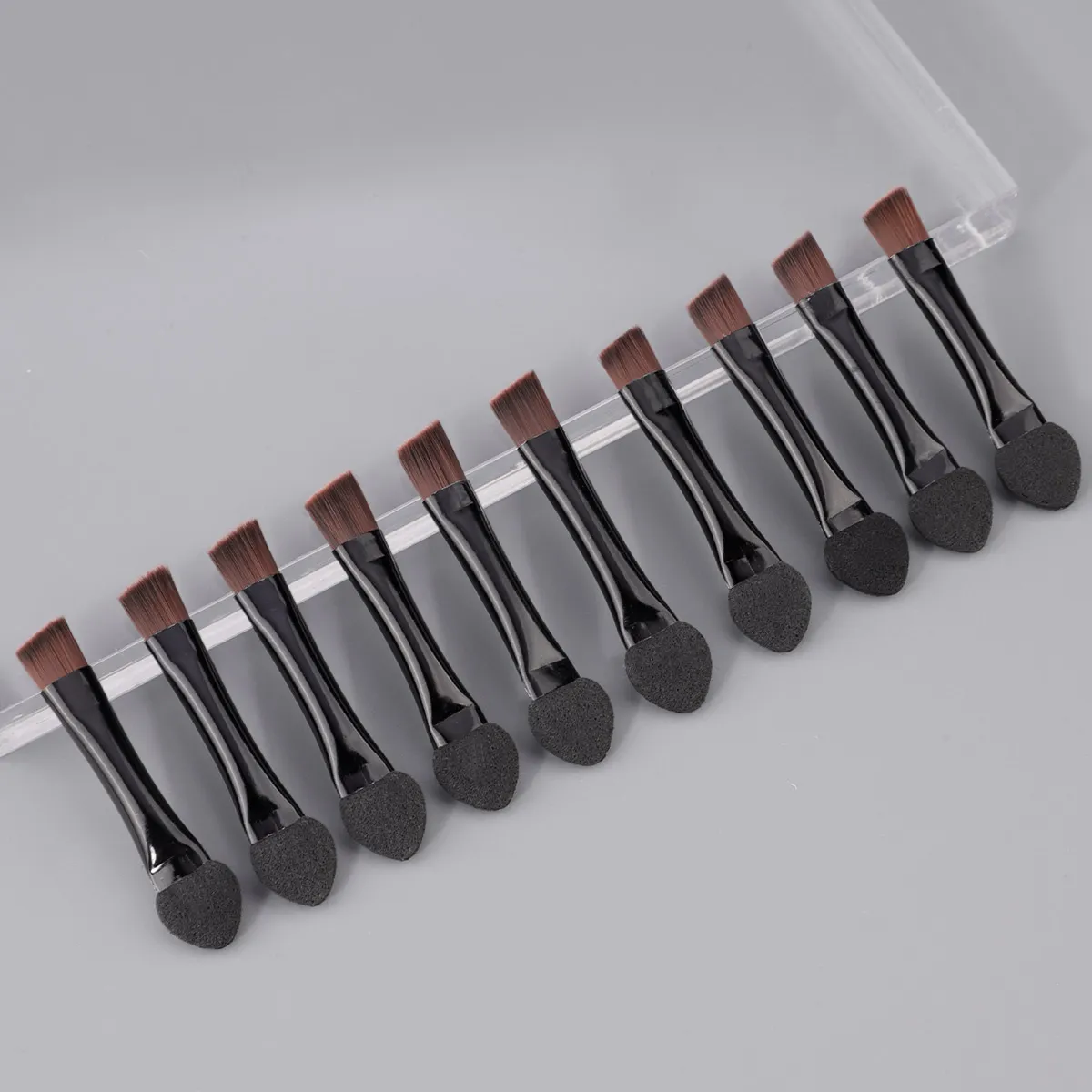 10 Pcs Small Makeup Brush Eyeshadow Applicator Double Sided Eyeshadow Brushes — image 3