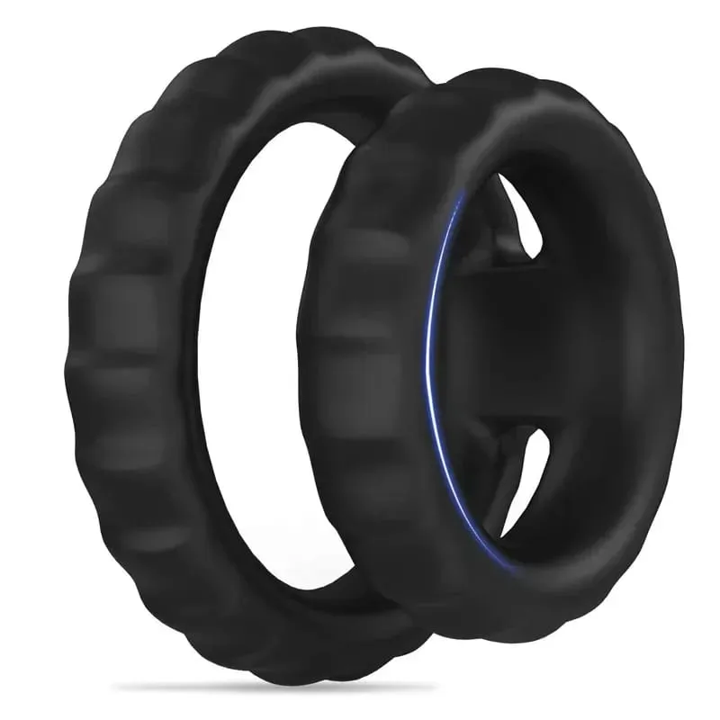 Cock Rings Silicone Ball Stretcher Delay Ejaculation TPE Penis Ring for Men Sex Toys Adjustable Semen Lock Ring SM Penis Sleeve — image 11