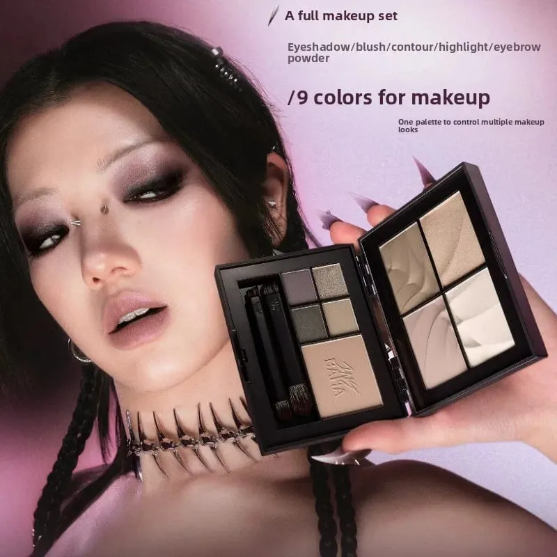 Complete Full Face Makeup Set Lip Gloss Lip Mud All-in-One Palette Dual-Use Blush & Pendant Beauty Collection — image 5