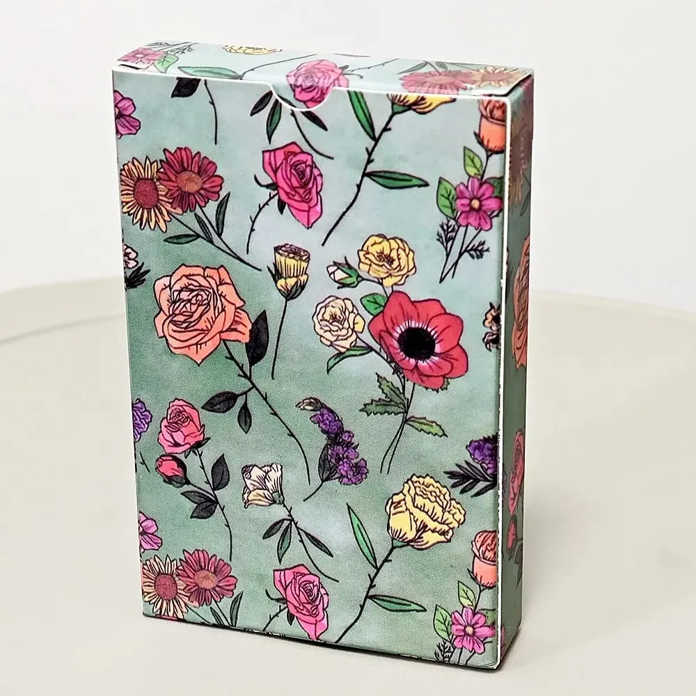 9*6cm Floraneum Lenormand Tarot Oracle 36 Lenormand Cards Illustrations Embellished with Flowery Decor — image 2