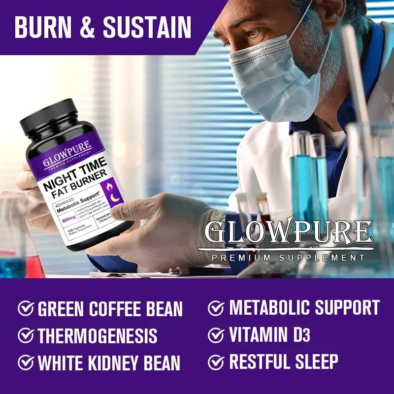 Steigern Sie den Stoffwechsel und unterdrücken Sie den Appetit mit Night Time Fat Burner – Kapseln zur gesunden Gewichtskontrolle zur Gewichtsreduktion — image 6