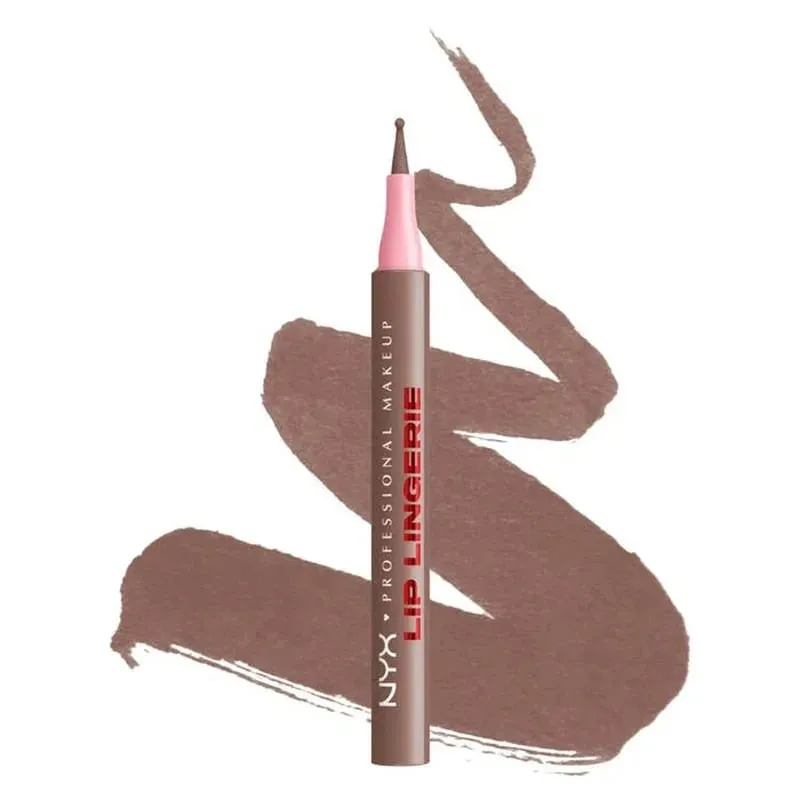 NYX Lip Oil & Latest Stain Ballpoint Felt Tip Lip liner for Precise No-bleed Nude Perfection in Twelve Shades Makeup For Woman — image 8