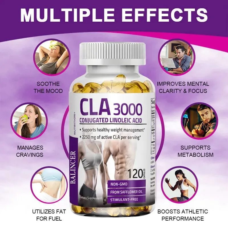 CLA 3000 - Healthy Weight Management Maintain Arterial Elasticity Promote Blood Circulation and Strengthen Immune Function — image 5