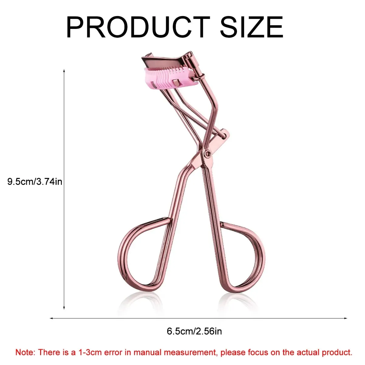 Professional Eyelash Curler With Replacement Pads Eyelash Cosmetics Makeup Tools For Women Eyelashes Curling Accessories — image 2
