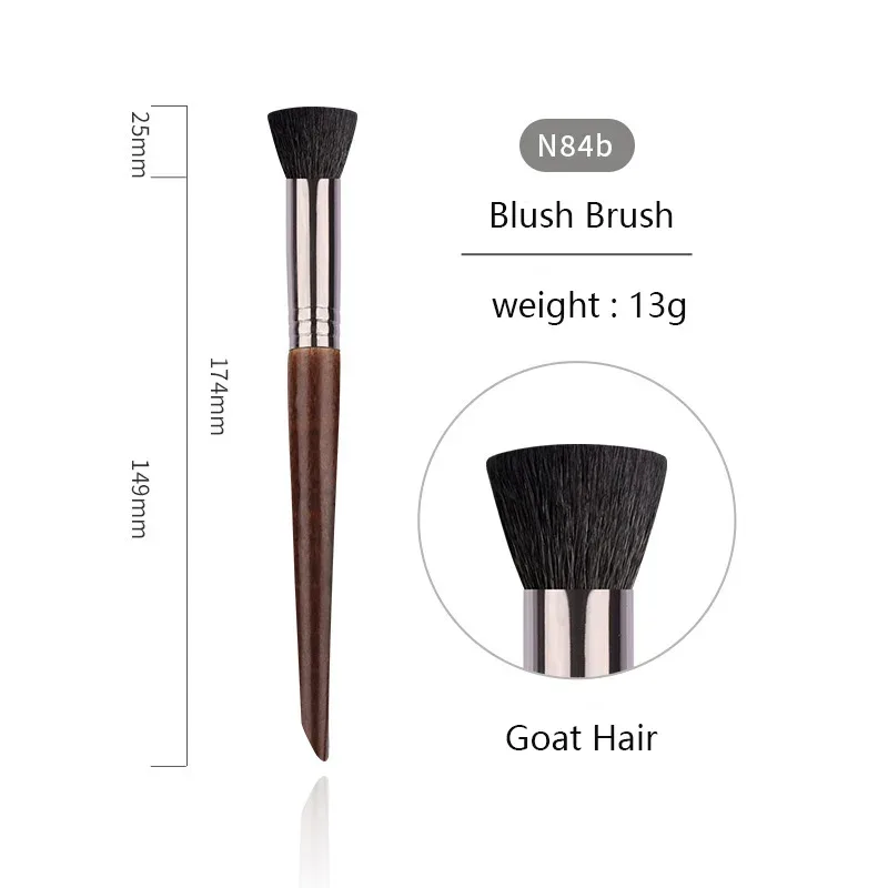 OVW Animal Hair Makeup Brush Complete Set 28PCS Lip Brushes Eyeshadow Brush Soft Makeup Brush Beauty Tools Smudge Brush Single — image 22