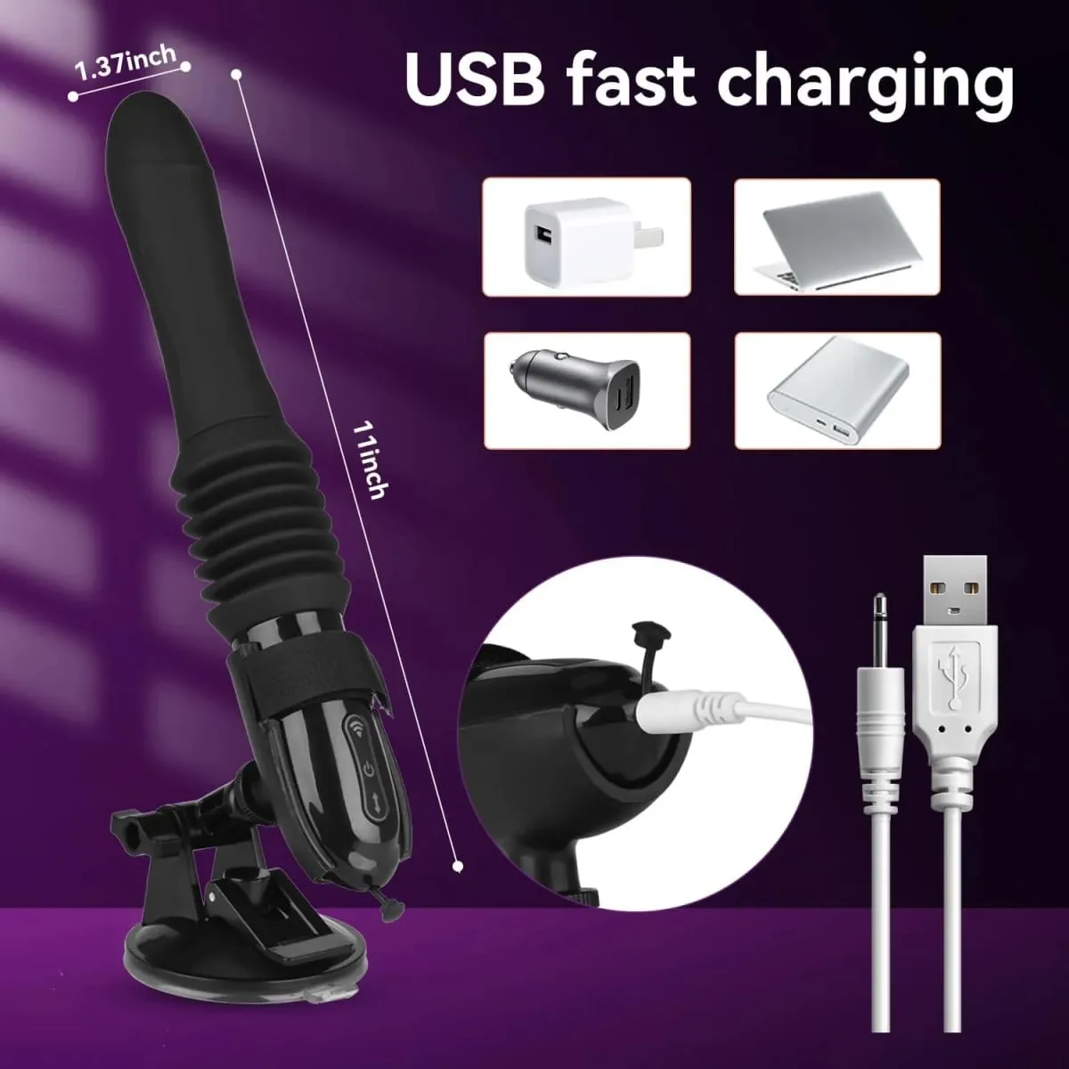 Sex Machine Telescopic Dildo Vibrator Automatic Up Down Massager G Spot Thrusting Retractable Vaginal Toy Female Masturbation — image 6