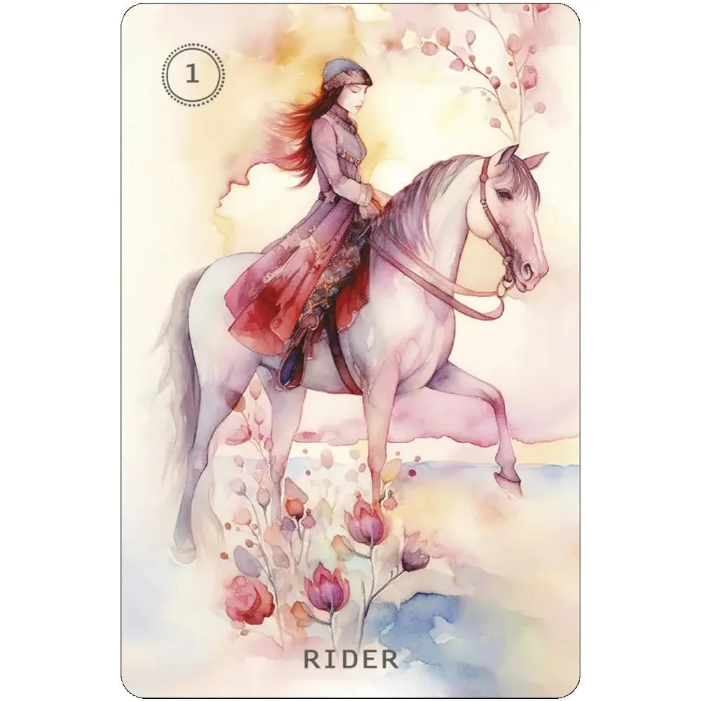 Sweet Blossom Lenormand 10.4*7.3cm 38 Pcs Cards with Its Lightness and Softness of Colors — image 2