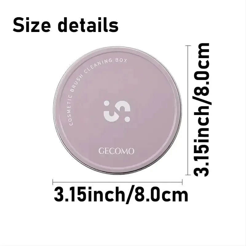 Makeup Brush Cleaner Color Removal Cleaner Sponge Quickly Easily Clean Makeup Brushes Powder Without Water Chemical Solutions — image 2
