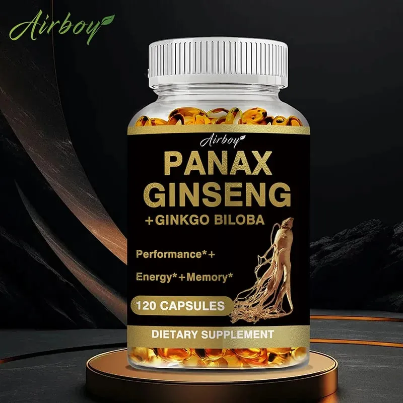 Panax Ginseng + Ginkgo Biloba - Immune Support Enhance Physical Performance Improve Memory and Maintain Overall Health — image 1