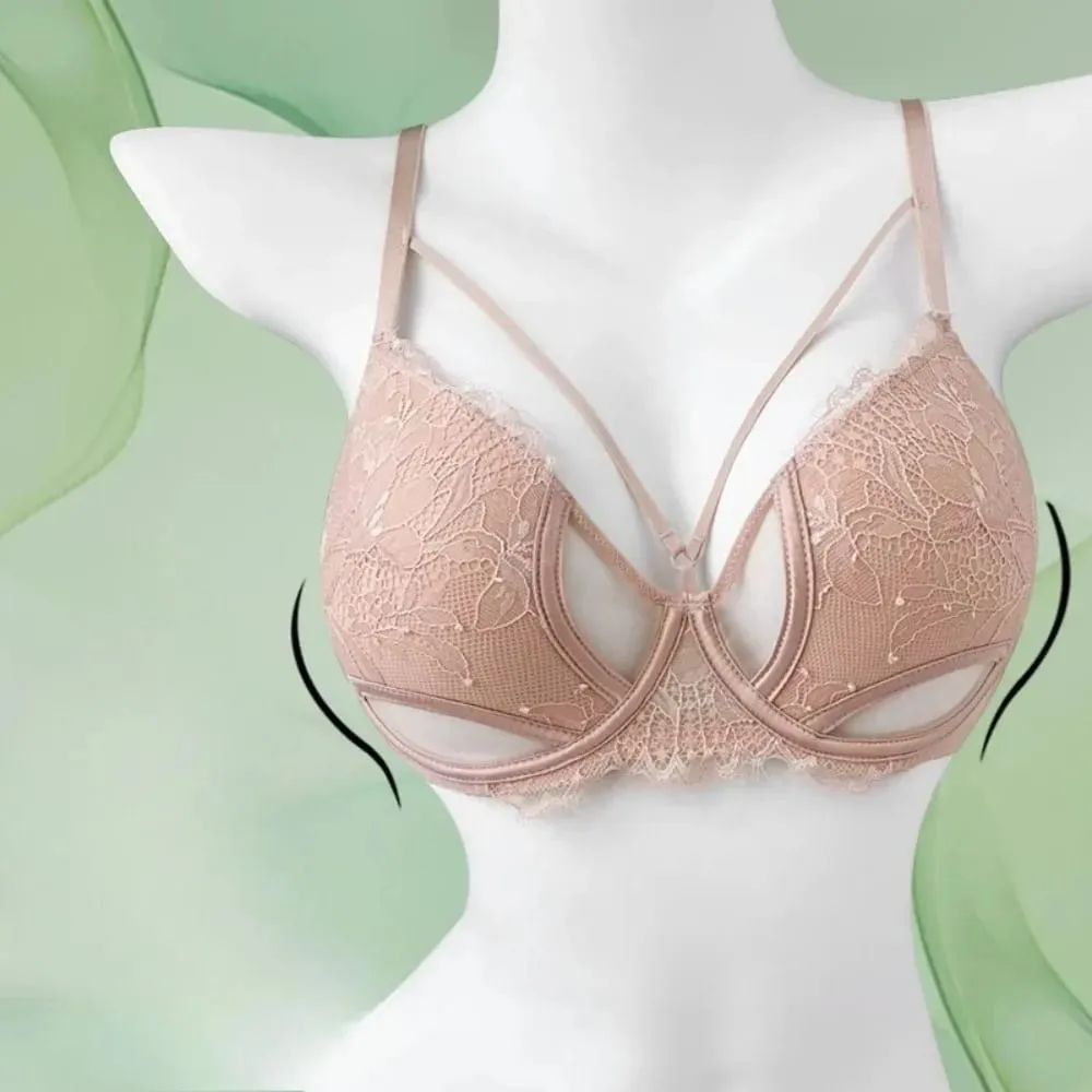 1. BANERDANNI Sexy Pure Desire Bra Set Big Bust Minimizer Push Up Side Support Anti Sagging Anti‑widening Lingerie Hot Sale Best — image 2