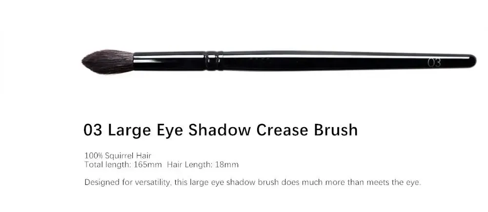 WG Luxury Squirrel Hair Foundation Powder Eye Shadow Crease Blending Makeup Brushes Precision Detail Soft Cosmetic Brush Tools
