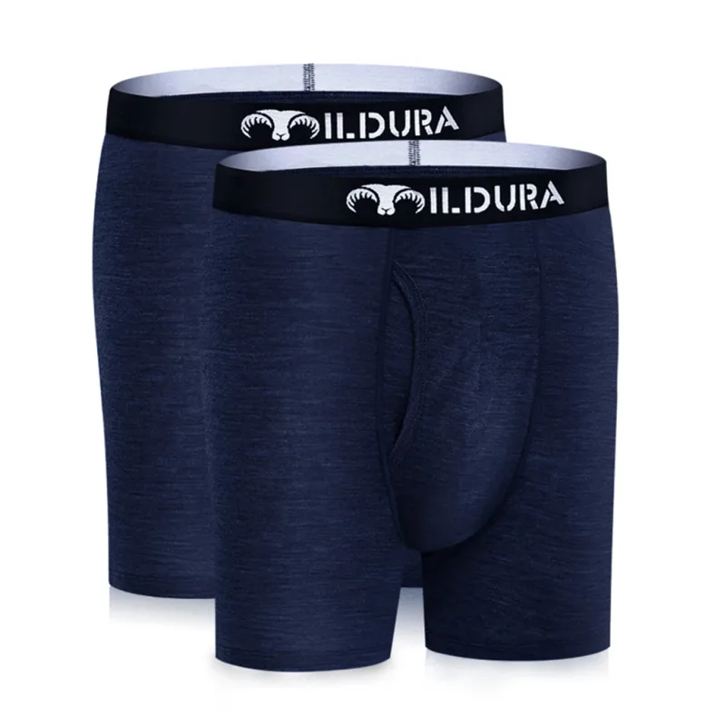 100% Merino Wool Boxer Briefs Men Underwear Merino Wool Boxer Underpants Men Boxer Brief Moisture Wicking Breathable Soft 180G