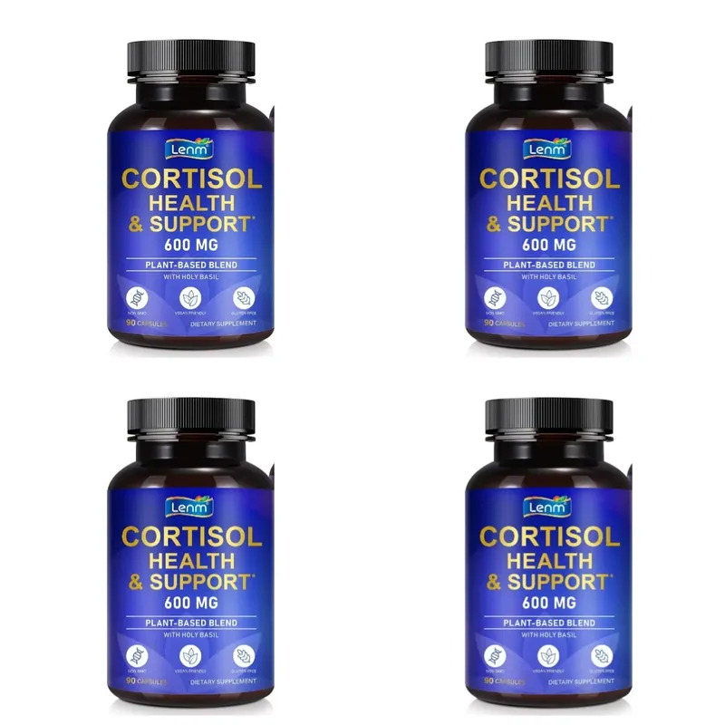 Lenm Cortisol Health Support Capsules Ashwagandha Rhodiola Holy Basil L-Theanine Para sa Stress Balance at Relaxation Adult 90 Count — image 10