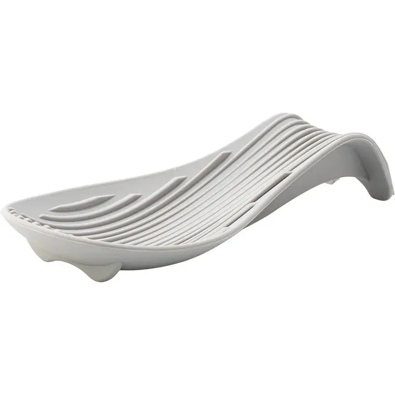 1/4Pcs Silicone Insulated Spoon Holder Heat Resistant Placemat Spoon Holder Cutlery Shelving Kitchen Tools Placemat — image 8