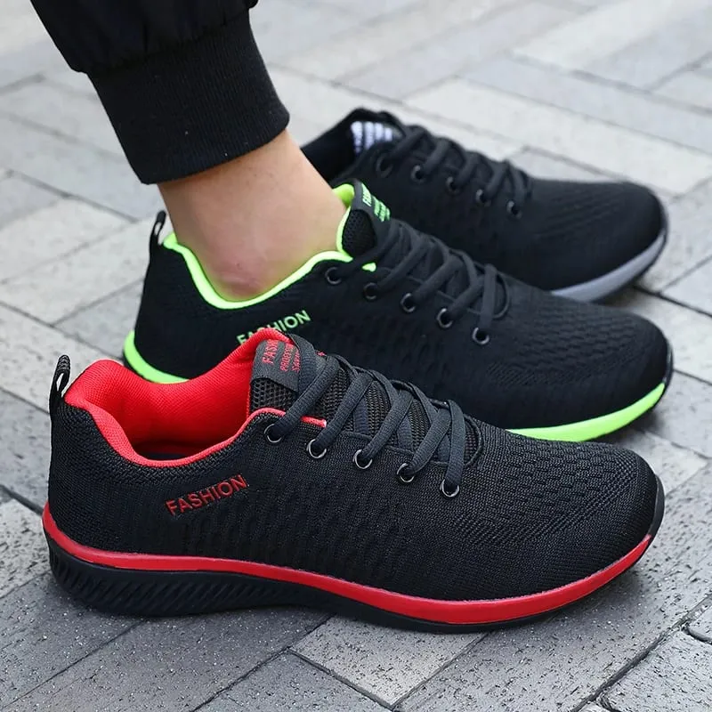 Herren-Mesh-Laufschuhe, athletisches Fitnessstudio, leichte Herren-Freizeitschuhe, 2025, modische, atmungsaktive Strick-Walking-Schuhe, Größe 39–46 — image 4