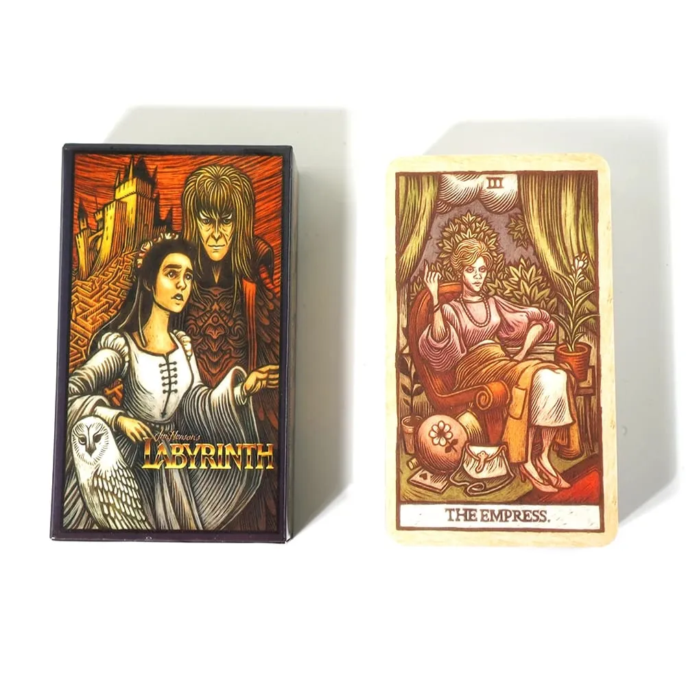 Labyrinth Card Deck Inspired by Movie Fantasy Adventure Mystical Theme Perfect for Collectors and Gift Giving