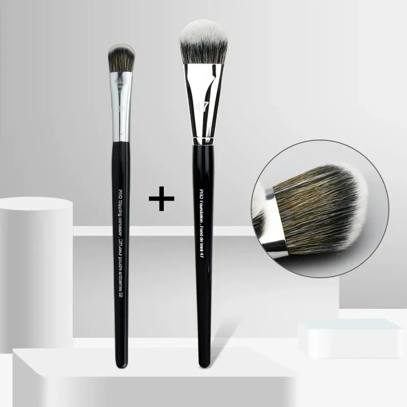 Professional Foundation Brush 47 Broom Head Liquid Foundation Shadow Concealer Brushes Women Face Base Makeup Beauty Tools — image 8