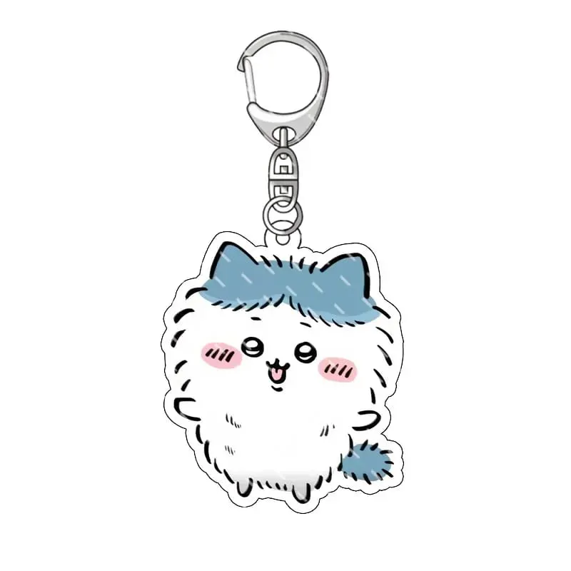 jiyi Pendant Anime Comic Acrylic Peripheral Keychain Hachiware Usagi Cute Pendant Bag Hanging Decoration Decoration