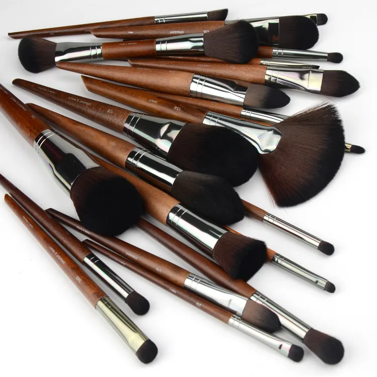 1pc MF Natural wood Soft Makeup Brushes Powder Foundation Concealer Make Up Brush Blush Synthetic hair Shadow high quality tools — image 5