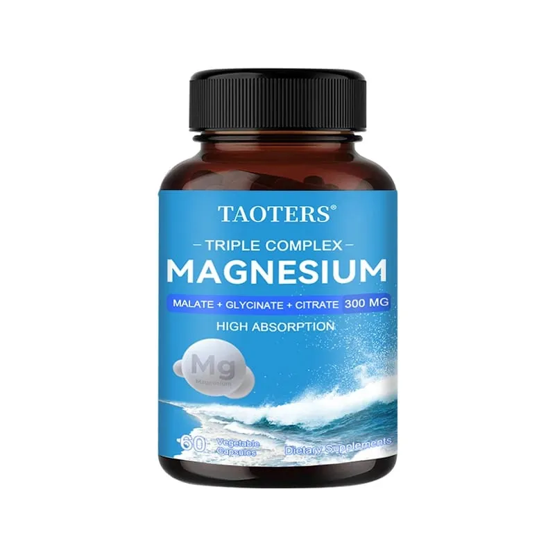 Magnesium Malate + Glycine + Magnesium Citrate 300 Mg - Supports Heart Health and Muscle Function; Improves Energy Mood — image 8