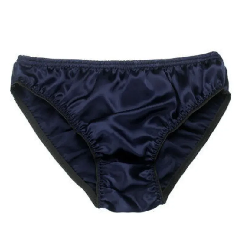 Pure Silk Mens Wrinkle Briefs Breathable Male Panties 100% Mulberry Silk Trigonometric Underwear Plus Size Men Boxers Summer — image 29