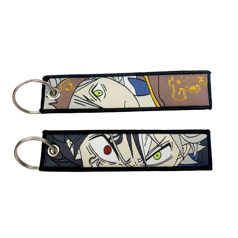 Embroidery Cool Eagle Beak Keychain Lanyard Anime Manga Series Badge Holder USB Pendant Portable Key Lanyard Accessories