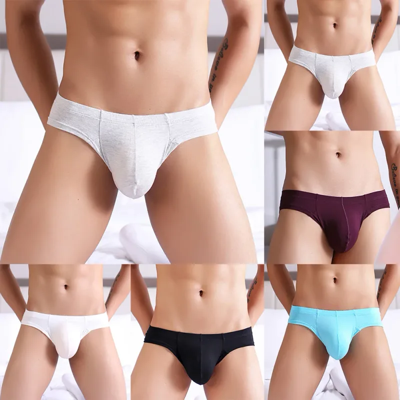 Sous-vêtements Sexy pour hommes, Slip Cueca U convexe, respirant, taille basse, doux, Lingerie, culotte à fourche haute, Calzoncillos — image 12