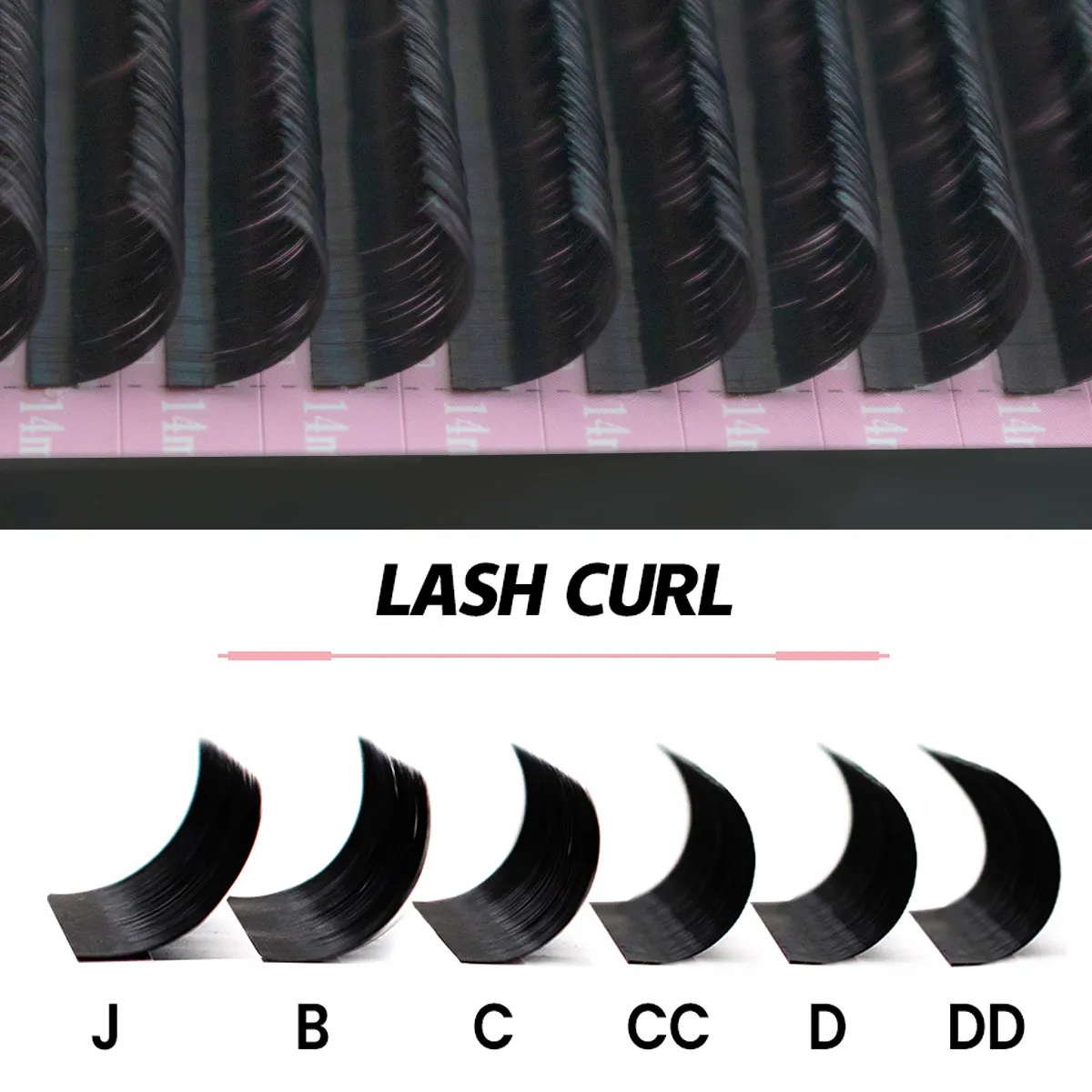 Qeelasee Professional Mink Individual False Eyelash Extensions Maquiagem Cilios Volume Fan Eye Lashes Wholesale Supplies — image 4