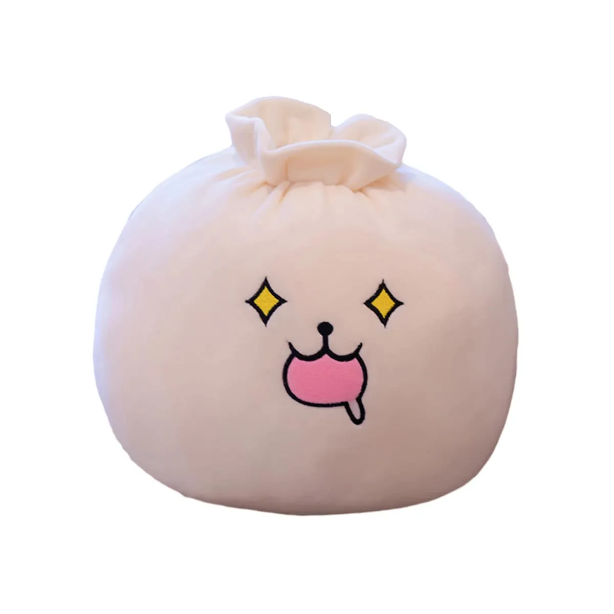 Stuffed Plush Cartoon Dumpling Plush Pillow for Car Room Office Dumpling Plush Pillow Toy Sofa Pillow Soft Back Cushion Ornament — image 6
