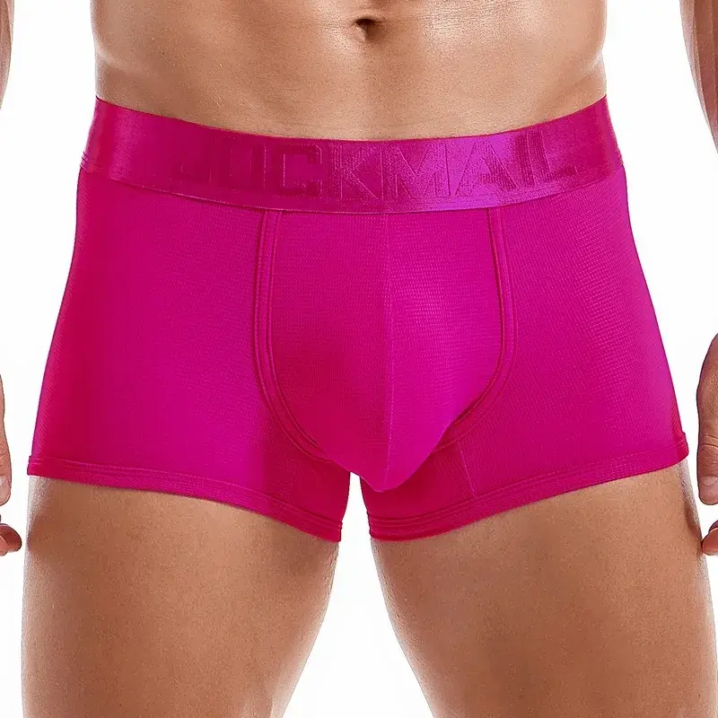 Sexy Underwear Mens Flat Corner Pants Ice Silk Breathable Youth Quadrangle Pants Guard Pants Mesh Quick Drying — image 26