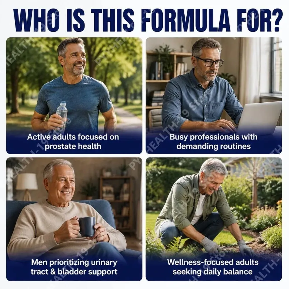 Prostate Health Capsules Saw Palmetto Reishi Nettle Turmeric For Urinary Bladder Wellness & Flow Support Men 90 Count — image 4