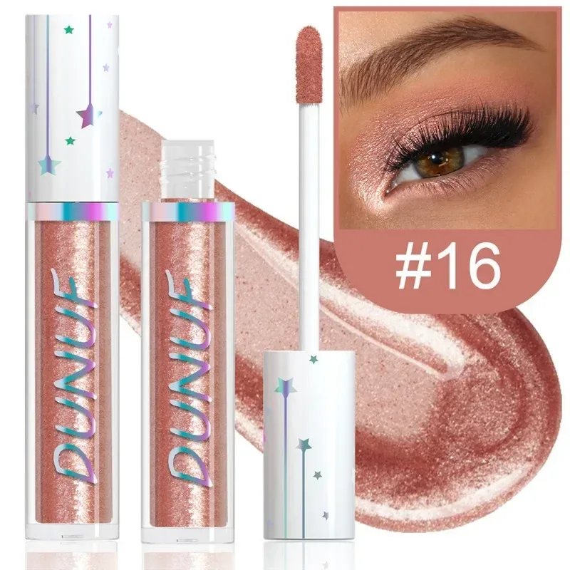 24color Eyeshadow Stick Liquid Eyeliner Metallic Color Green Pearlescent Glitter Eye Shadow Waterproof High Gloss Makeup Pigment — image 10