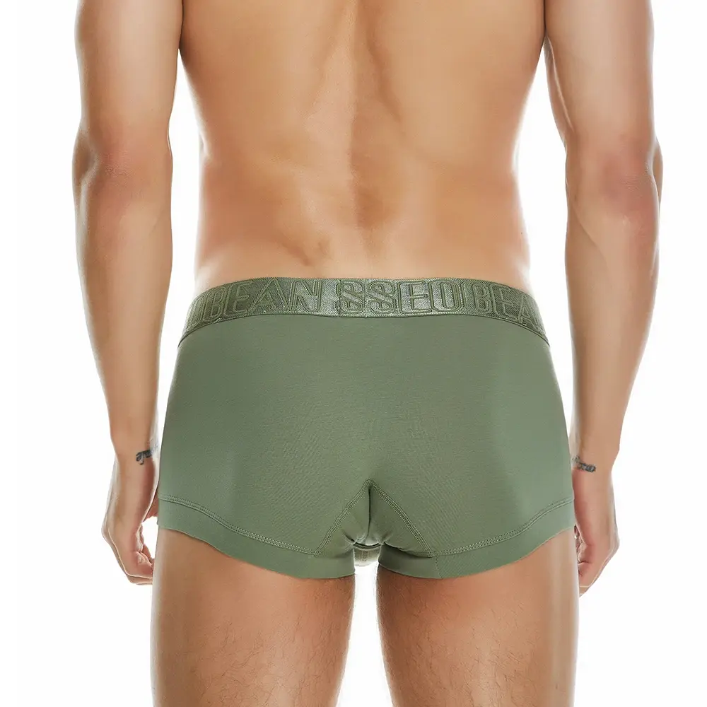 Men's Boxers Cotton Underwear Boxer Shorts Sexy Men Boxer Briefs Solid Color Underpants Boxer For Man — image 20
