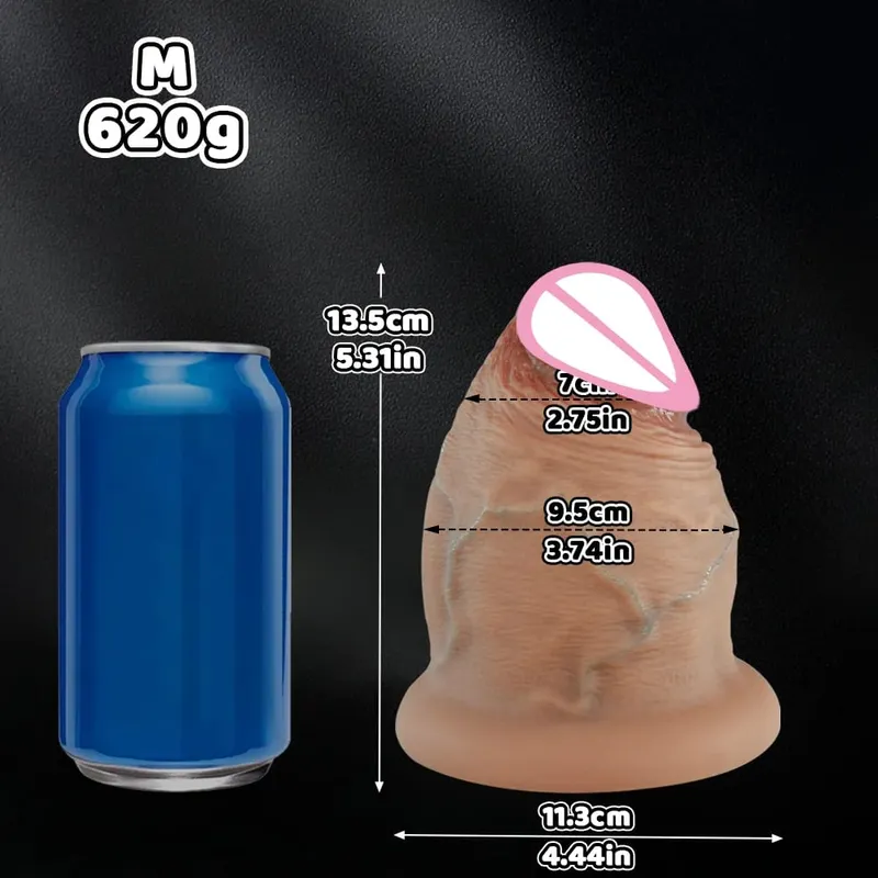 5 Größen Silikondildos Butt Plug Dicker Analplug Realistischer Riesiger Dicker Dildo Mit Saugnapf Erwachsene Spielzeug Sexspielzeug Für Frauen Mann