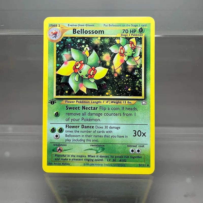 PKM Proxy Cards Classic 1996 1st Edition Mewtwo Gyarados Alakazam Cards Collection PTCG Neo Genesis Foil Card