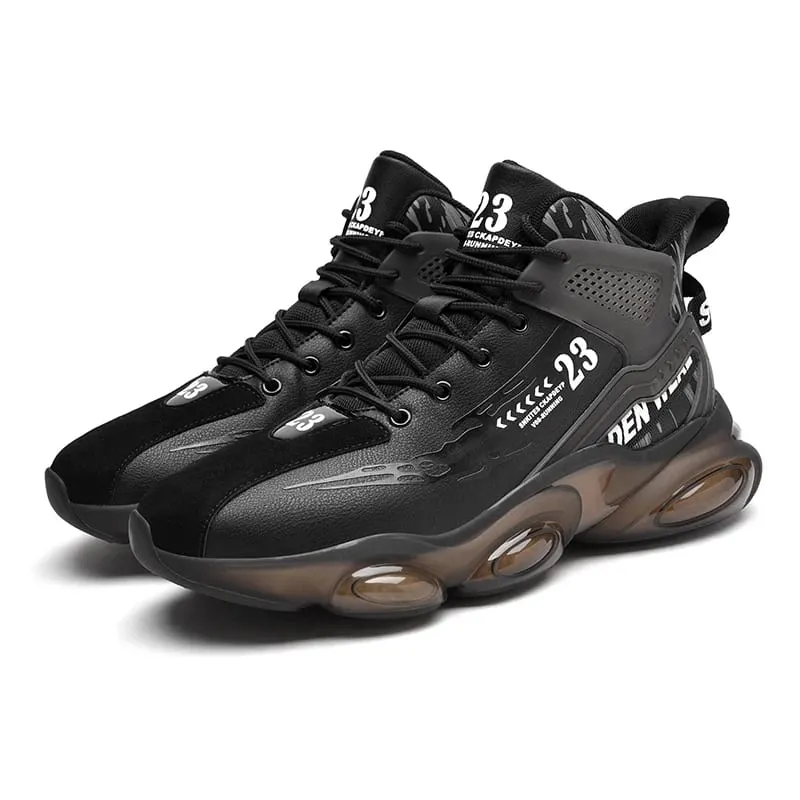 Men's Spring High Quality Trendy Shoes Thick Bottom Strap Basketball New Breathable Shock Absorbed Casual Sneaker Shoes 2025 — image 8