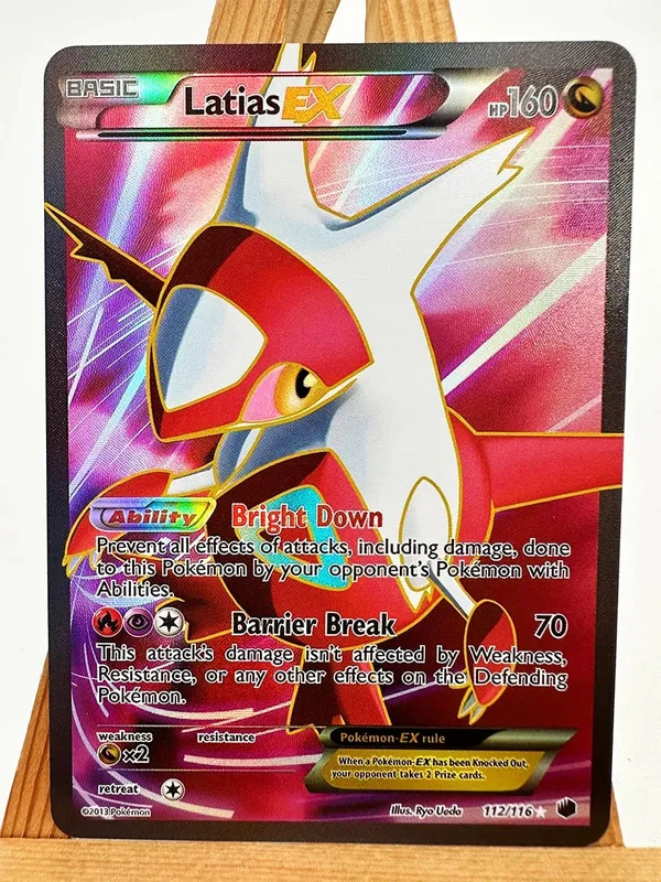 Pokemon PTCG ASC Gengar Dragonite Celebi Legetøj Hobby Hobby Samleobjekter Spilsamling Anime-kort