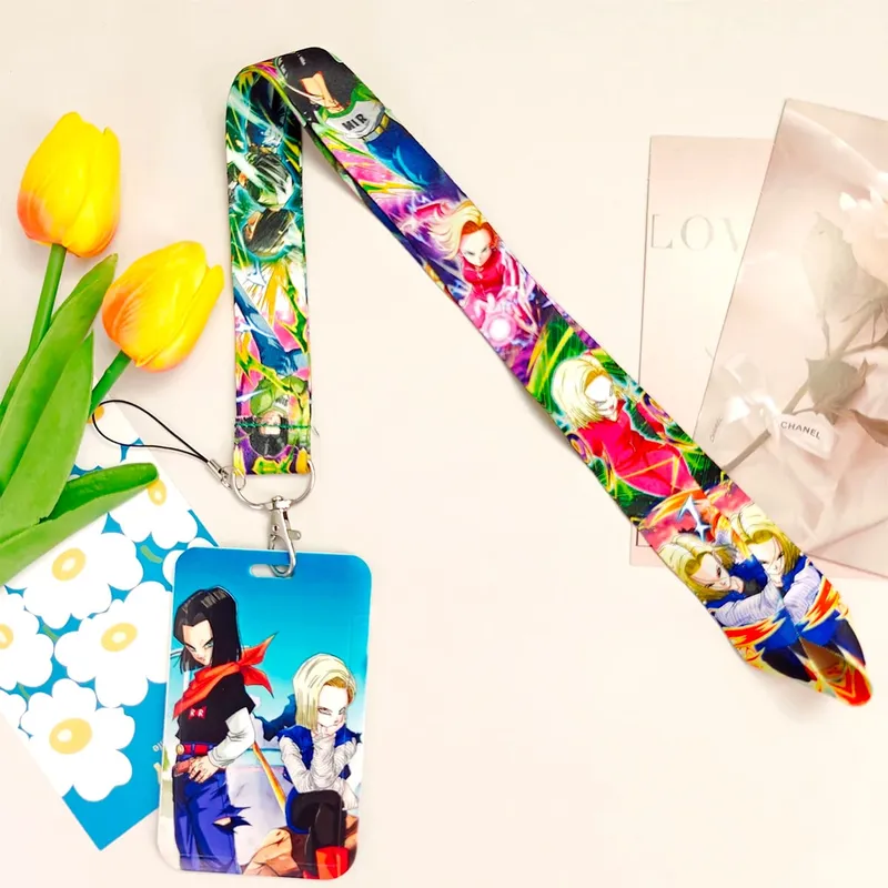 Dragon Ball Credential Holder Japanese Anime Lanyards for Key Neck Strap For Card Badge Gym Keychain Keyring Accessories Gifts — image 10