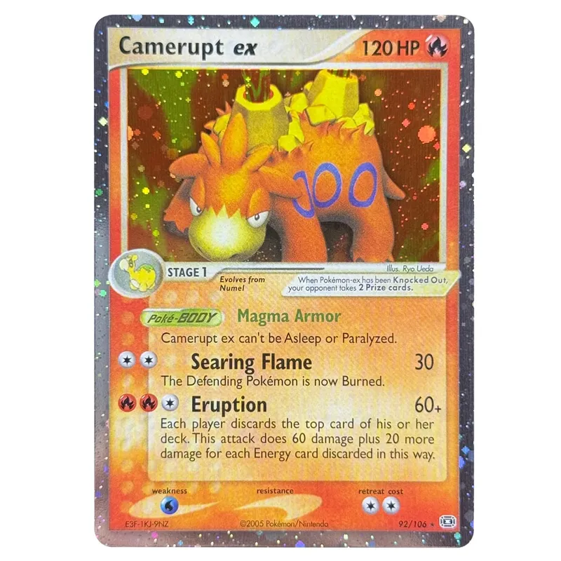 Proxy karty Holografický Emerald Cacturne Rayquaza Skryté legendy Kyogre Crystal Guardians Alakazam Star Flareon Metagross — image 24