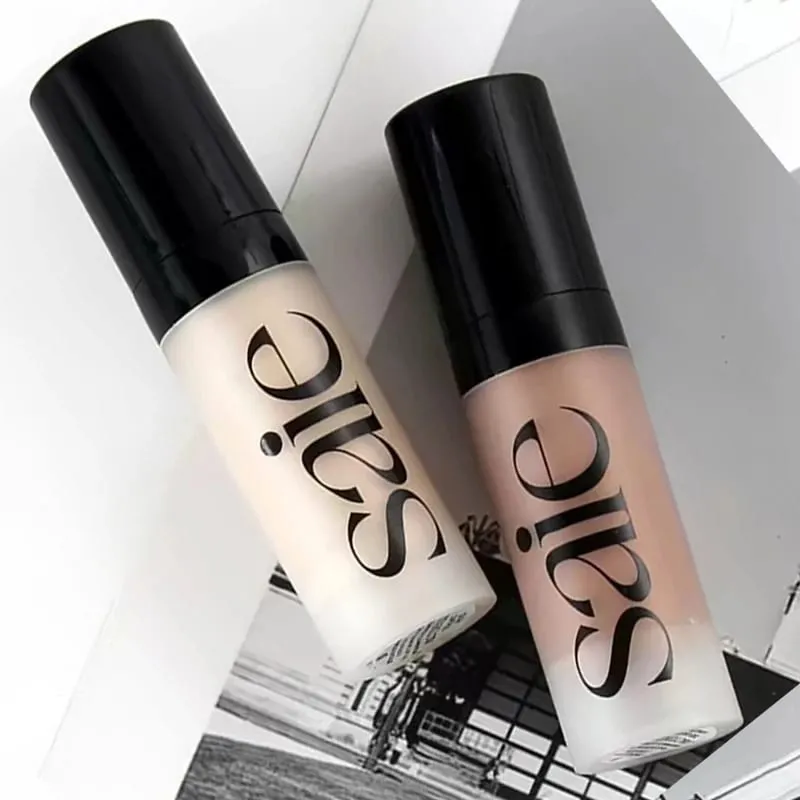 Saie Hydrating Glowy Gel Liquid Highlighter Dewy Natural Radiance Sun-kissed Face Contour Antique Copper PasteBrand Cosmetics — image 2
