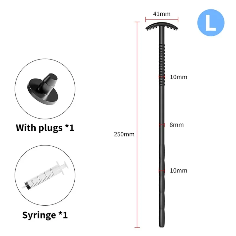 Silicone Horse Eye Stick Urethral Catheter Dilator Penis Massage Stimulation Adult Toy Sounding Plug Insert Sex Toys for Men Gay — image 8