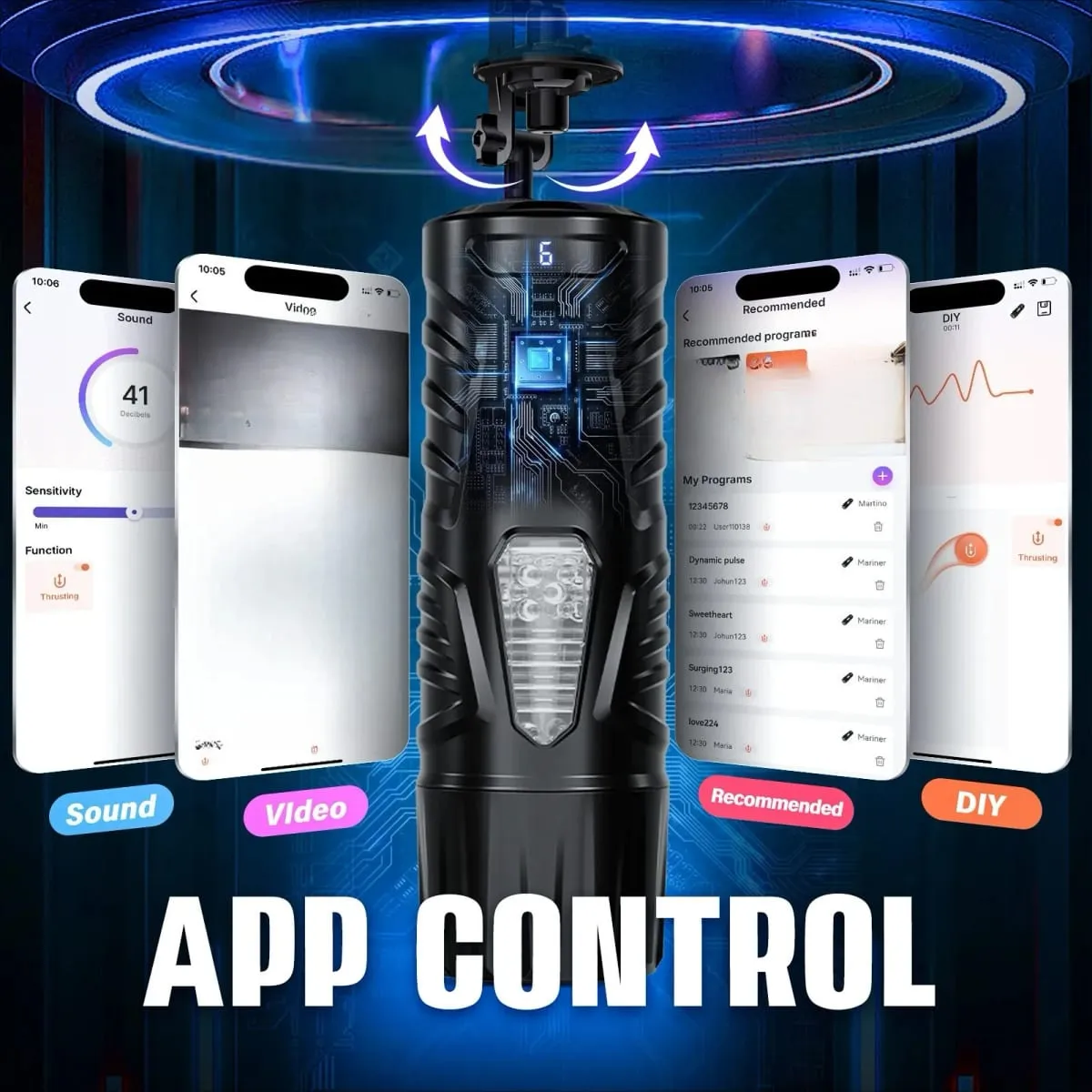Y-pao masturbador masculino automático taza manos libres soportes Base de succión Vibrador juguetes sexuales para adultos para hombres máquinas de empuje Stroker